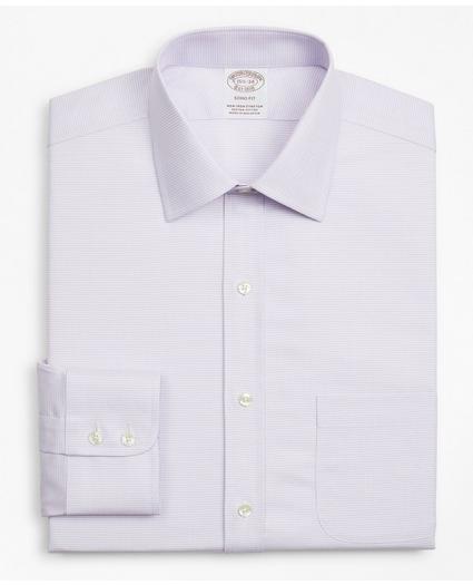 Stretch Soho Extra-Slim-Fit Dress Shirt, Non-Iron Twill Ainsley Collar Micro-Check, image 4