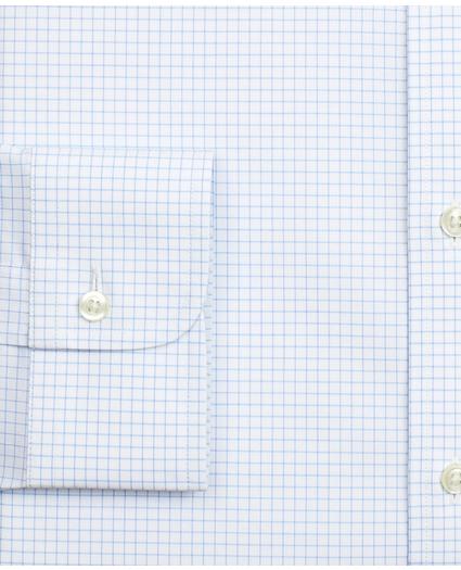 Stretch Regent Regular-Fit Dress Shirt, Non-Iron Poplin Ainsley Collar Small Grid Check, image 3