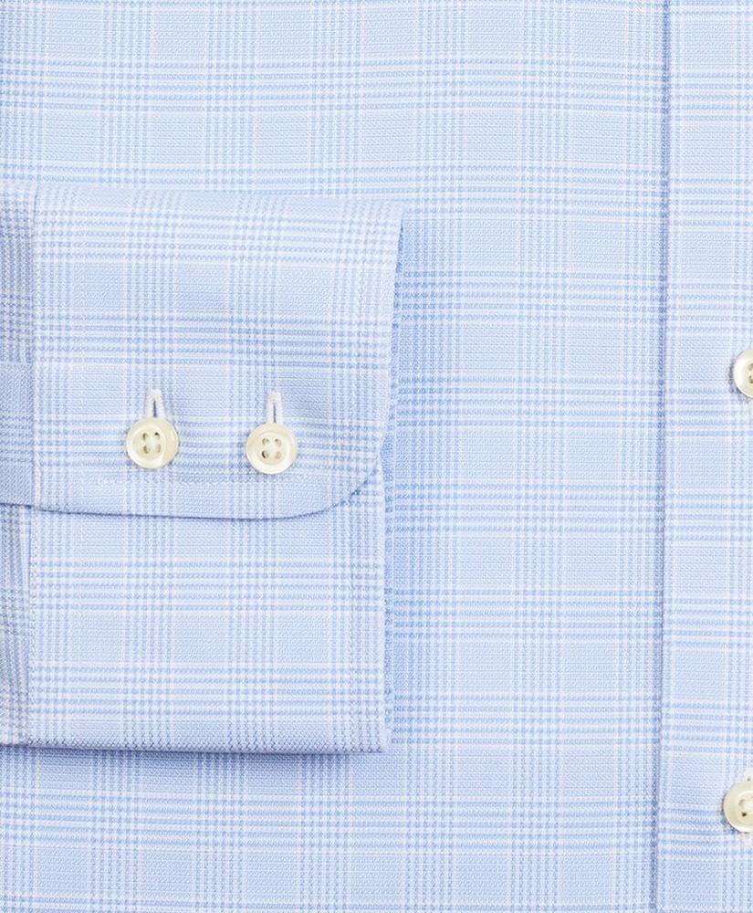 Stretch Madison Relaxed-Fit Dress Shirt, Non-Iron Royal Oxford Ainsley Collar Glen Plaid, image 3