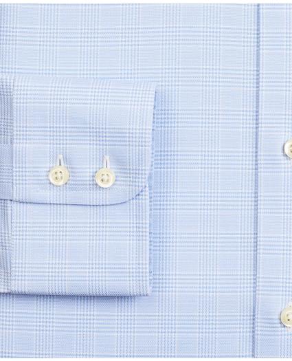 Stretch Madison Relaxed-Fit Dress Shirt, Non-Iron Royal Oxford Ainsley Collar Glen Plaid, image 3