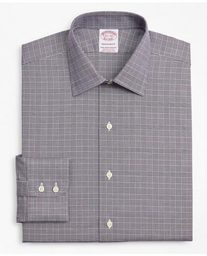 Stretch Madison Relaxed-Fit Dress Shirt, Non-Iron Royal Oxford Ainsley Collar Glen Plaid, image 4
