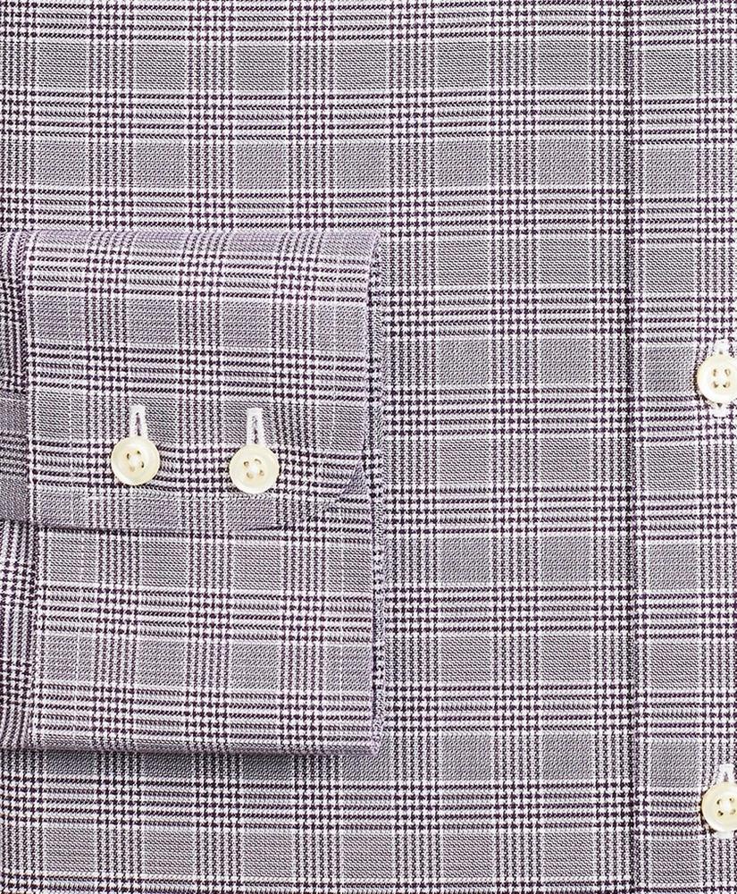 Stretch Regent Regular-Fit Dress Shirt, Non-Iron Royal Oxford Button-Down Collar Glen Plaid, image 3