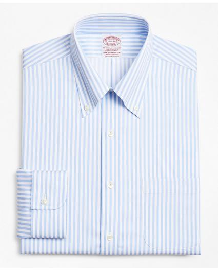 Stretch Madison Relaxed-Fit Dress Shirt, Non-Iron Twill Button-Down Collar Bold Stripe, image 4