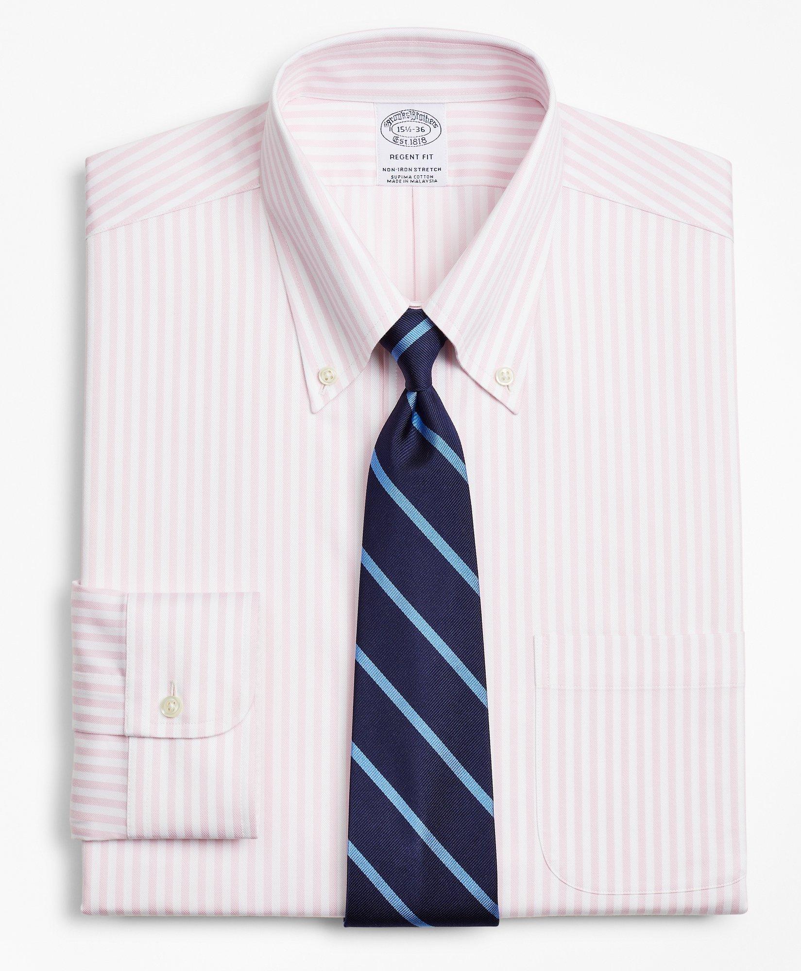 Blue Pinstripe Twill - Non Iron Dress Shirt