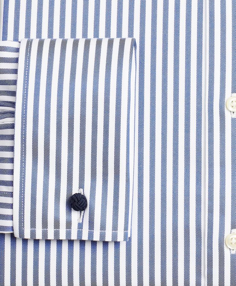 Stretch Regent Regular-Fit Dress Shirt, Non-Iron Twill Ainsley Collar French Cuff Bold Stripe, image 3