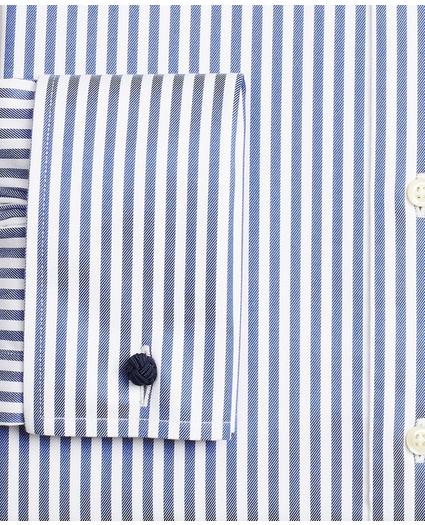 Stretch Regent Regular-Fit Dress Shirt, Non-Iron Twill Ainsley Collar French Cuff Bold Stripe, image 3