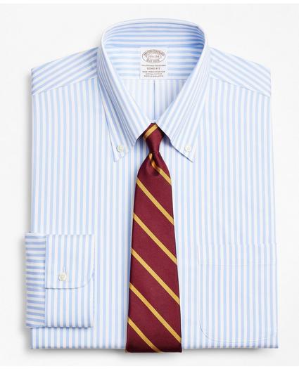 Stretch Soho Extra-Slim-Fit Dress Shirt, Non-Iron Twill Button-Down Collar Bold Stripe, image 1