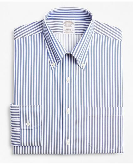 Stretch Soho Extra-Slim-Fit Dress Shirt, Non-Iron Twill Button-Down Collar Bold Stripe, image 4