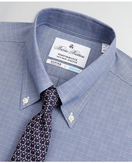 Regent Regular-Fit Dress Shirt, Performance Non-Iron with COOLMAX®, Button-Down Collar Twill Check, image 2