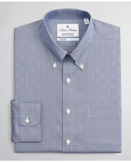 Regent Regular-Fit Dress Shirt, Performance Non-Iron with COOLMAX®, Button-Down Collar Twill Check, image 4
