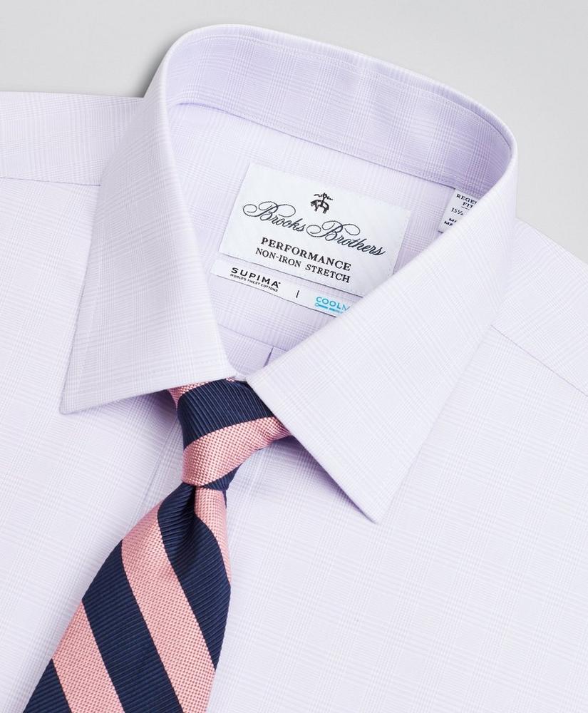 Regent Regular-Fit Dress Shirt, Performance Non-Iron with COOLMAX®, Ainsley Collar Twill Check, image 2