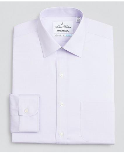 Regent Regular-Fit Dress Shirt, Performance Non-Iron with COOLMAX®, Ainsley Collar Twill Check, image 4