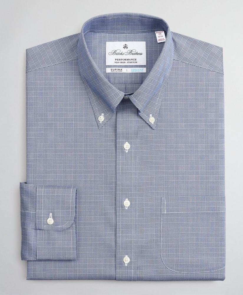 Madison Relaxed-Fit Dress Shirt, Performance Non-Iron with COOLMAX®, Button-Down Collar Twill Check, image 4