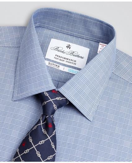 Madison Relaxed-Fit Dress Shirt, Performance Non-Iron with COOLMAX®, Ainsley Collar Twill  Check, image 2