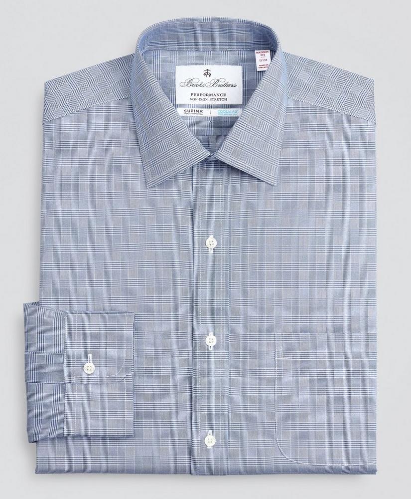 Madison Relaxed-Fit Dress Shirt, Performance Non-Iron with COOLMAX®, Ainsley Collar Twill  Check, image 4