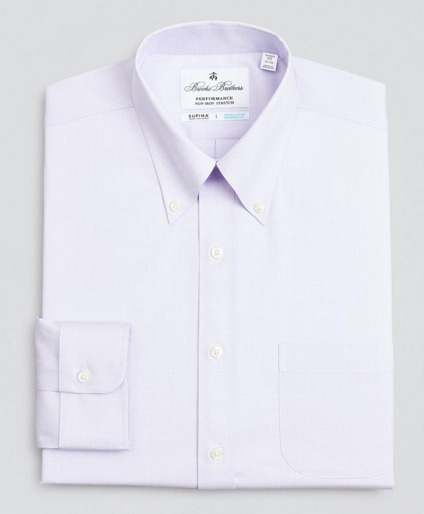 Soho Extra-Slim Fit Dress Shirt, Performance Non-Iron with COOLMAX®, Button-Down Collar Twill Check, image 4