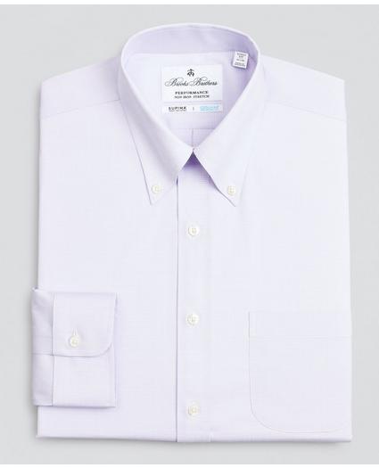 Soho Extra-Slim Fit Dress Shirt, Performance Non-Iron with COOLMAX®, Button-Down Collar Twill Check, image 4