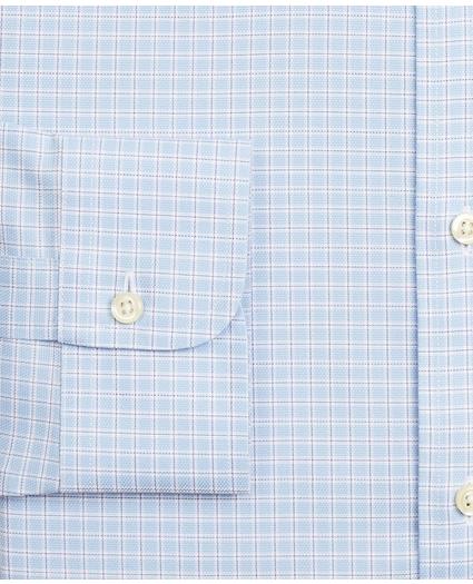 Stretch Madison Relaxed-Fit Dress Shirt, Non-Iron Royal Oxford Ainsley Collar Check, image 3