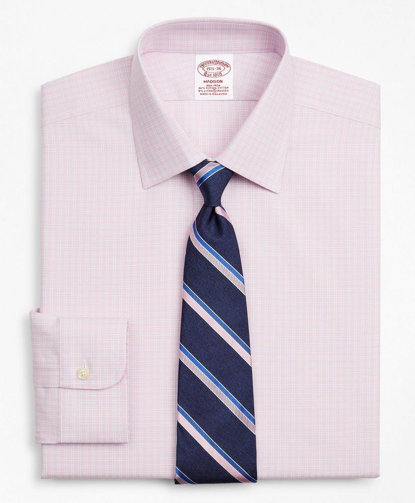 Stretch Madison Relaxed-Fit Dress Shirt, Non-Iron Royal Oxford Ainsley Collar Check, image 1