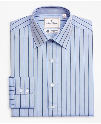 Luxury Collection Madison Relaxed-Fit Dress Shirt, Franklin Spread Collar Herringbone Stripe, image 4
