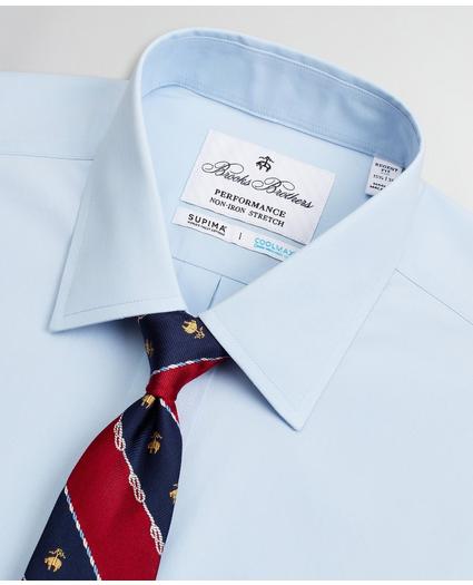 Regent Regular-Fit Dress Shirt, Performance Non-Iron with COOLMAX®, Ainsley Collar Twill, image 2