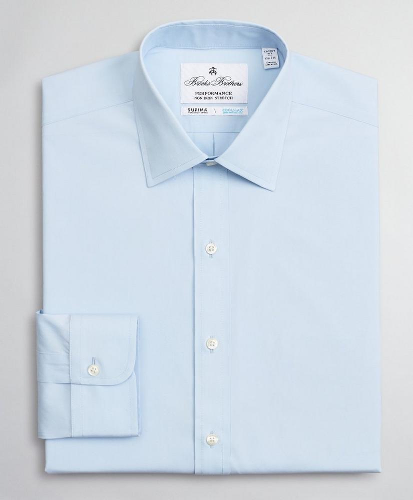 Regent Regular-Fit Dress Shirt, Performance Non-Iron with COOLMAX®, Ainsley Collar Twill, image 4