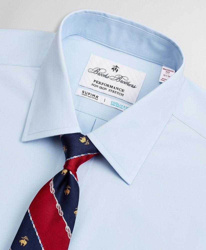 Madison Relaxed-Fit Dress Shirt, Performance Non-Iron with COOLMAX®, Ainsley Collar Twill, image 2
