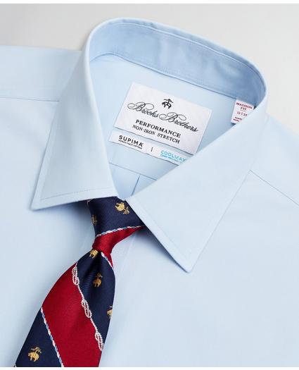 Madison Relaxed-Fit Dress Shirt, Performance Non-Iron with COOLMAX®, Ainsley Collar Twill, image 2