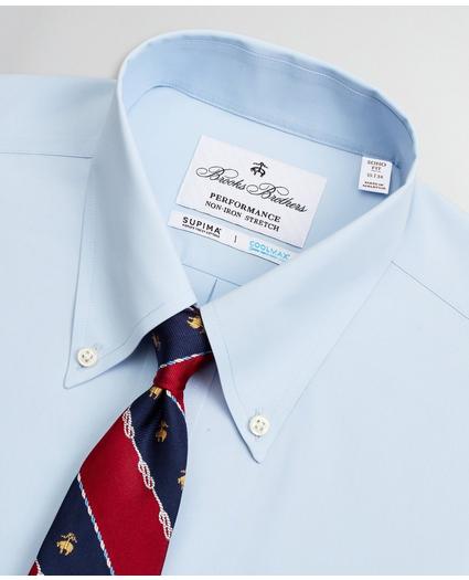 Soho Extra-Slim Fit Dress Shirt, Performance Non-Iron with COOLMAX®, Button-Down Collar Twill, image 2