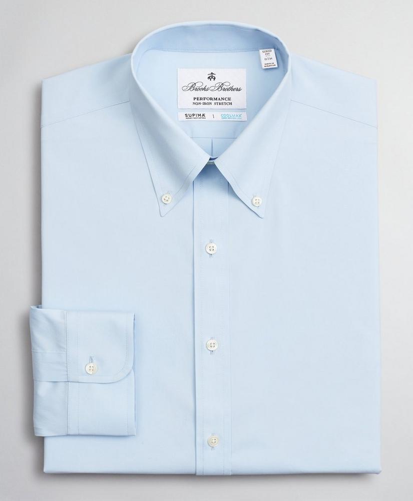 Soho Extra-Slim Fit Dress Shirt, Performance Non-Iron with COOLMAX®, Button-Down Collar Twill, image 4