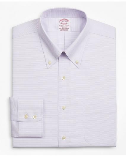 Stretch Madison Relaxed-Fit Dress Shirt, Non-Iron Twill Button-Down Collar Micro-Check, image 4