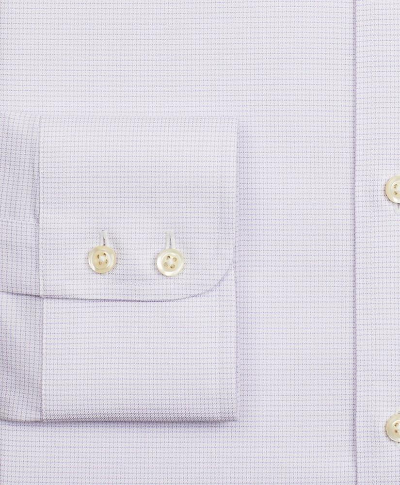 Stretch Regent Regular-Fit Dress Shirt, Non-Iron Twill Button-Down Collar Micro-Check, image 3