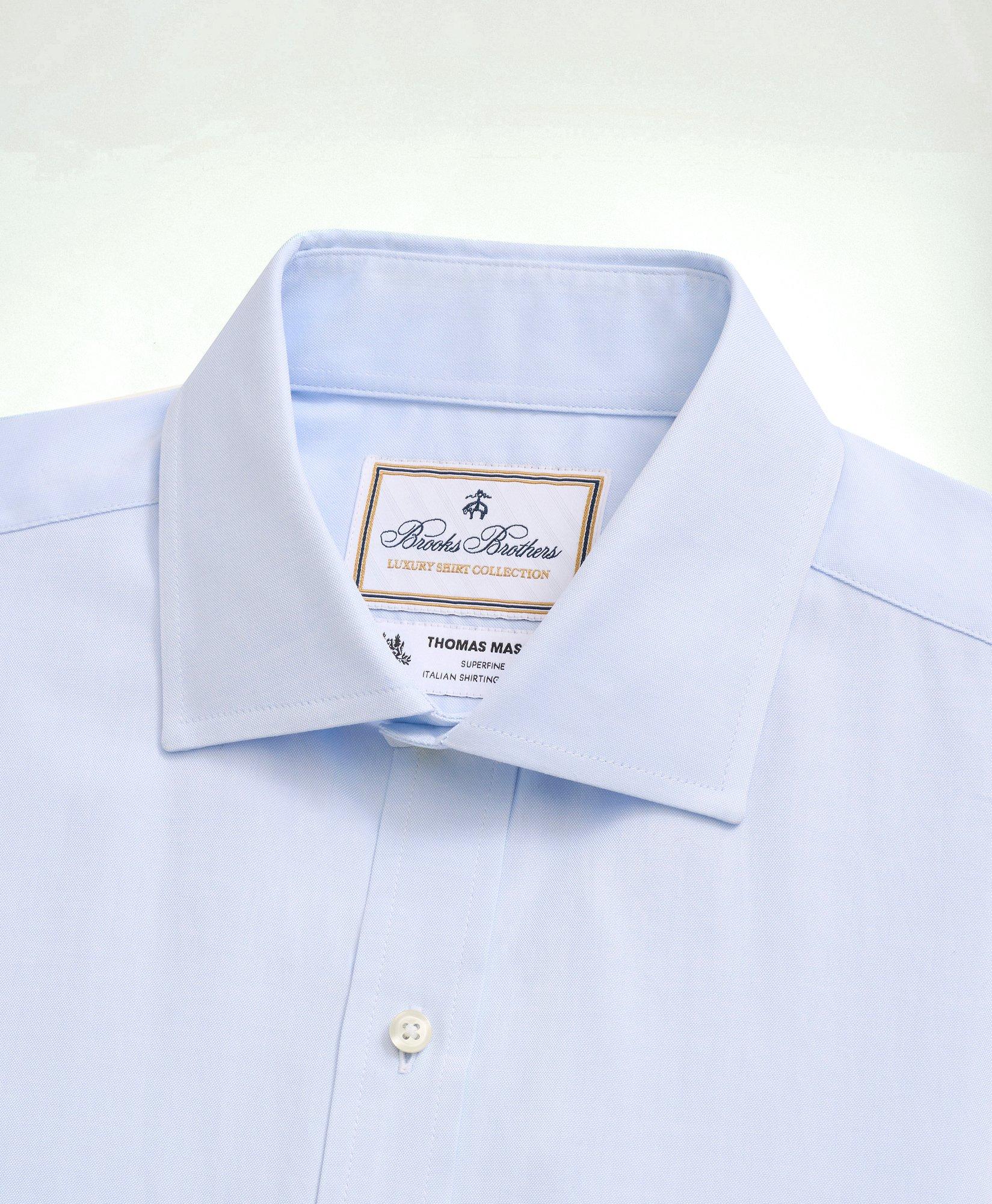 Brooks Brothers x Thomas Mason® Regent Regular-Fit Dress Shirt, Pinpoint  English Collar