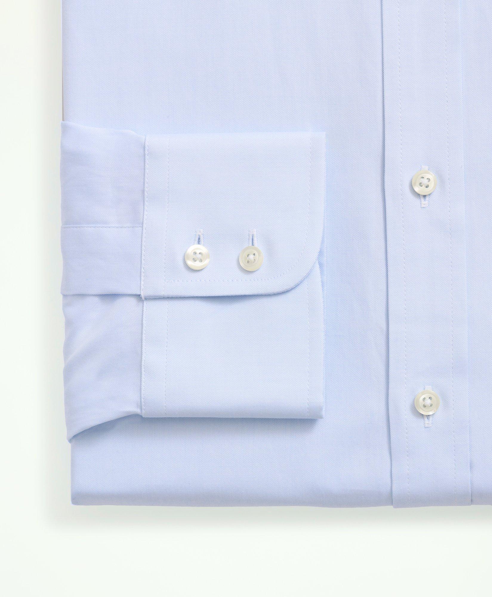 Brooks Brothers x Thomas Mason® Regent Regular-Fit Dress Shirt, Pinpoint English Collar, image 3