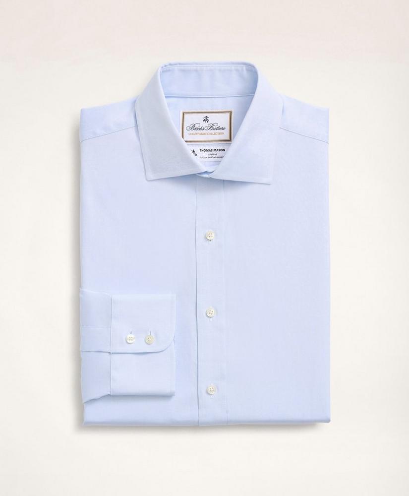 Brooks Brothers x Thomas Mason® Milano Slim-Fit Dress Shirt, Pinpoint English Collar, image 1