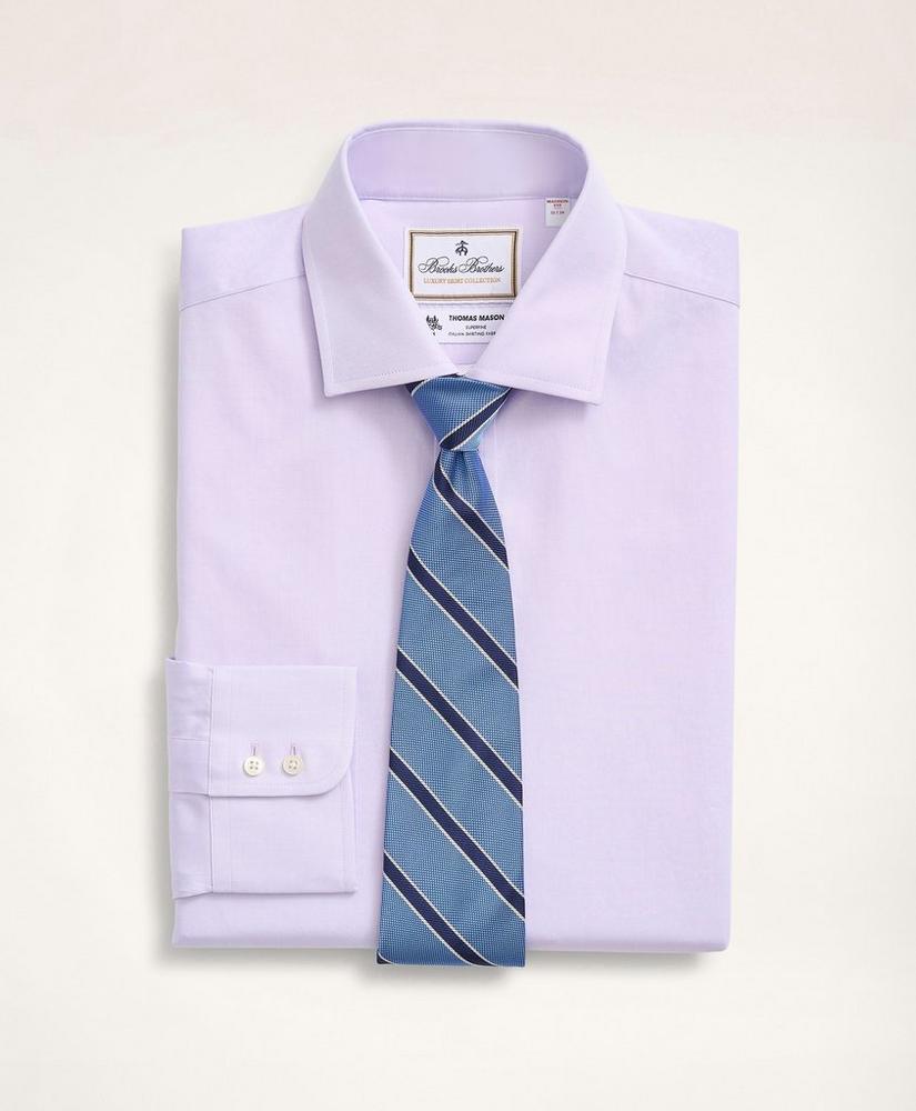 Brooks Brothers x Thomas Mason® Madison Relaxed-Fit Dress Shirt, Pinpoint English Collar, image 1