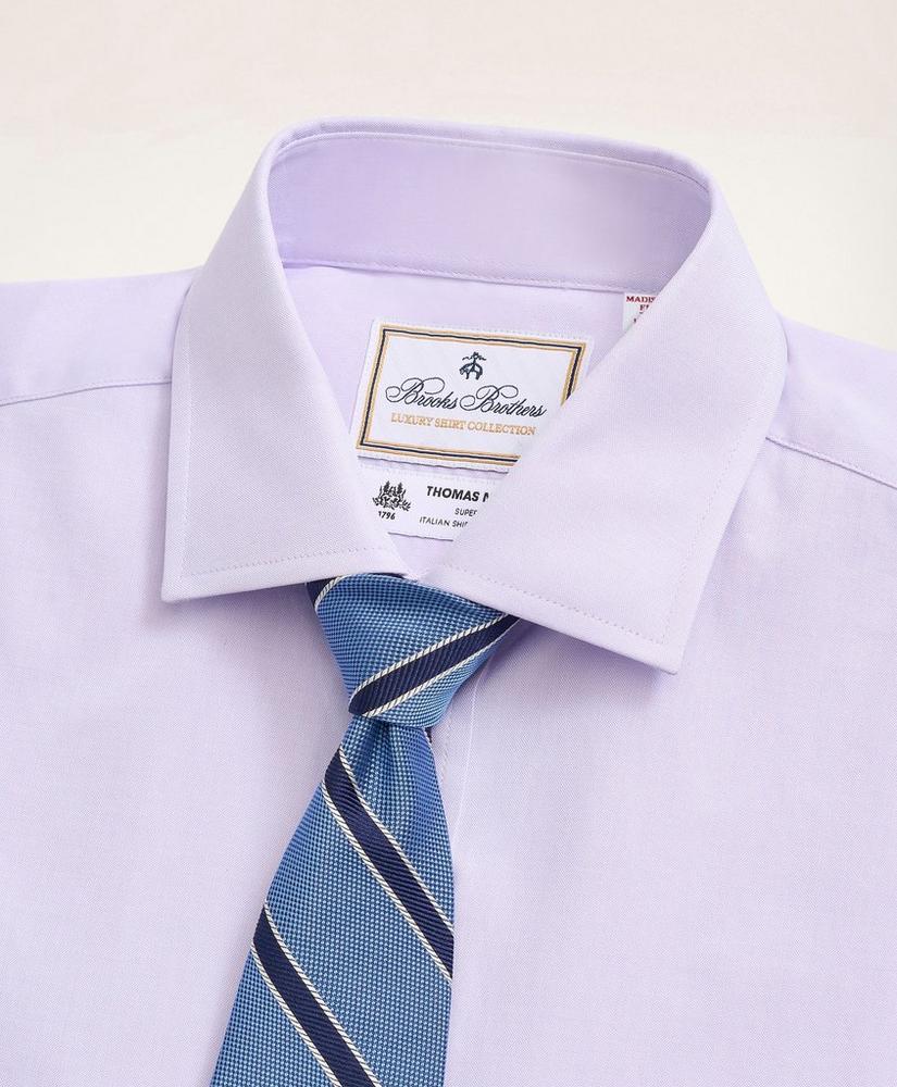 Brooks Brothers x Thomas Mason® Madison Relaxed-Fit Dress Shirt, Pinpoint English Collar, image 2