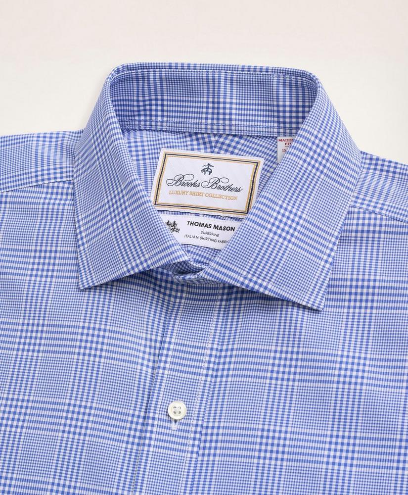 Brooks Brothers x Thomas Mason® Madison Relaxed-Fit Dress Shirt, Poplin English Collar Bold Check, image 3