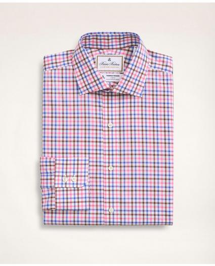 Brooks Brothers x Thomas Mason® Madison Relaxed-Fit Dress Shirt, Poplin English Collar Multi-Windowpane, image 1