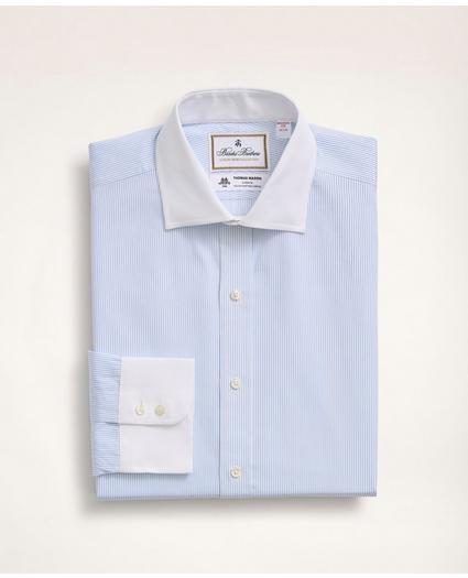 Brooks Brothers x Thomas Mason® Madison Relaxed-Fit Dress Shirt, Pinpoint English Collar Pinstripe, image 3