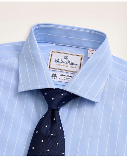 Brooks Brothers x Thomas Mason® Madison Relaxed-Fit Dress Shirt, Poplin English Collar Bold Stripe, image 4