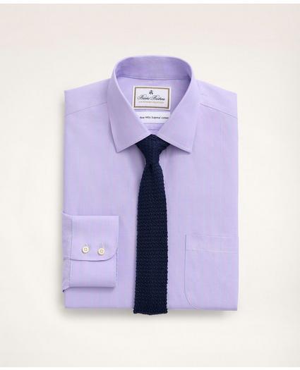 Regent Regular-Fit Dress Shirt, Non-Iron Ultrafine Twill Ainsley Collar Ground Stripe, image 1