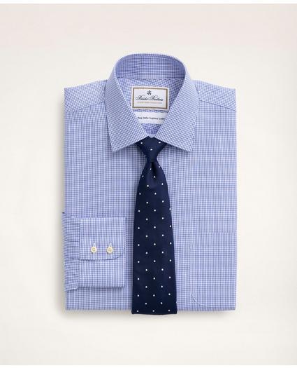 Madison Relaxed-Fit Dress Shirt, Non-Iron Ultrafine Twill Ainsley Collar Micro-Check, image 1