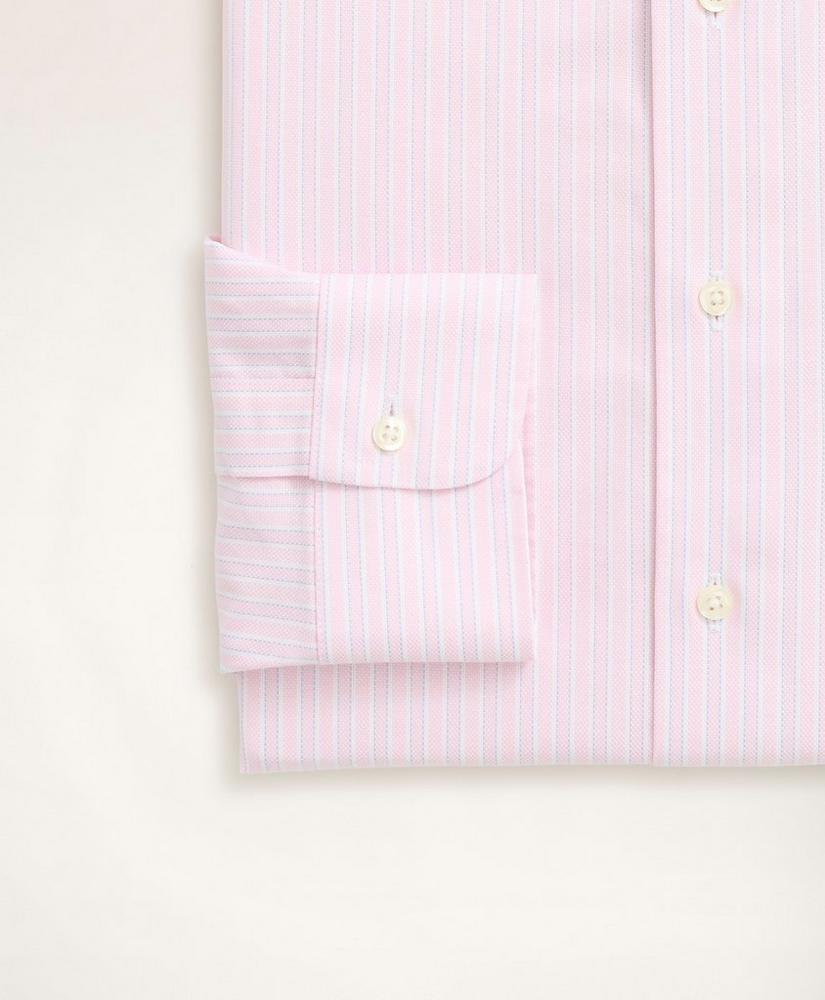 Stretch Regent Regular-Fit Dress Shirt, Non-Iron Royal Oxford Ainsley Collar Stripe, image 3
