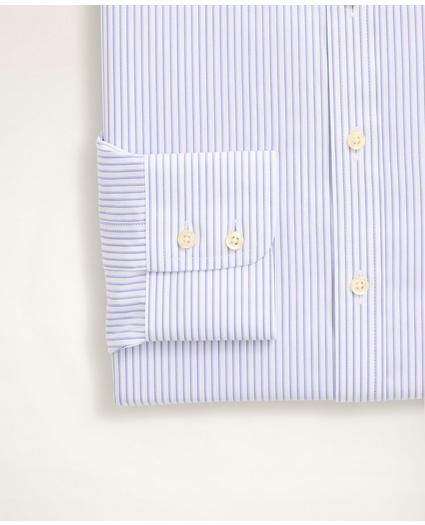 Milano Slim-Fit Dress Shirt, Non-Iron Ultrafine Twill Ainsley Collar Stripe, image 3