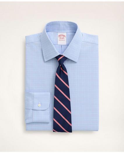 Stretch Madison Relaxed-Fit Dress Shirt, Non-Iron Royal Oxford Ainsley Collar Graph Check, image 1