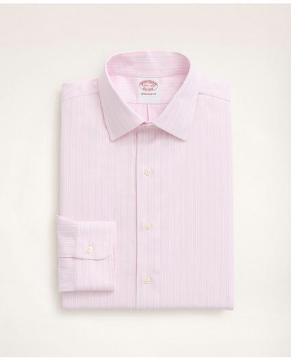 Stretch Madison Relaxed-Fit Dress Shirt, Non-Iron Royal Oxford Ainsley Collar Stripe, image 4