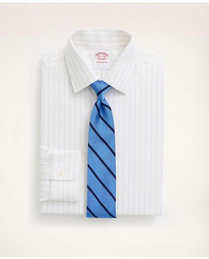Stretch Madison Relaxed-Fit Dress Shirt, Non-Iron Royal Oxford Ainsley Collar Pinstripe, image 1