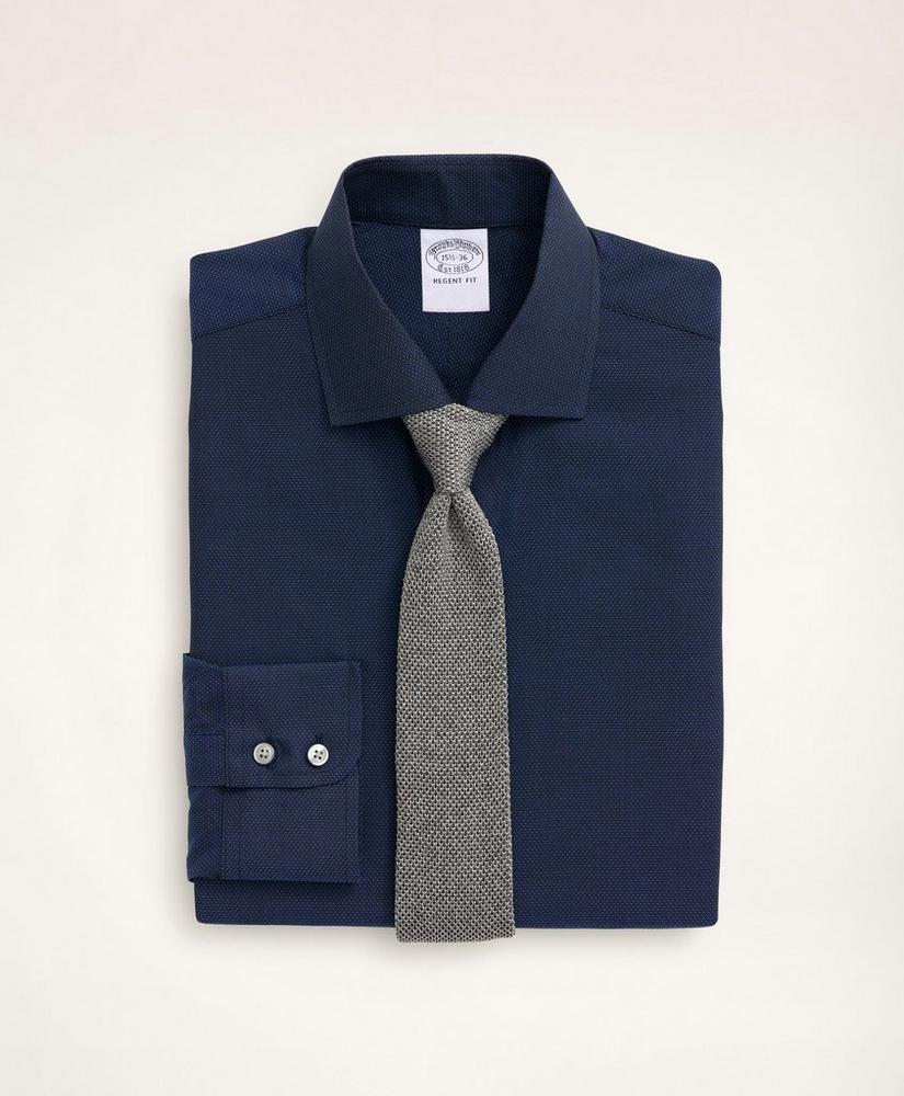 Regent Regular-Fit Dress Shirt, Dobby English Spread Collar Solid, image 1