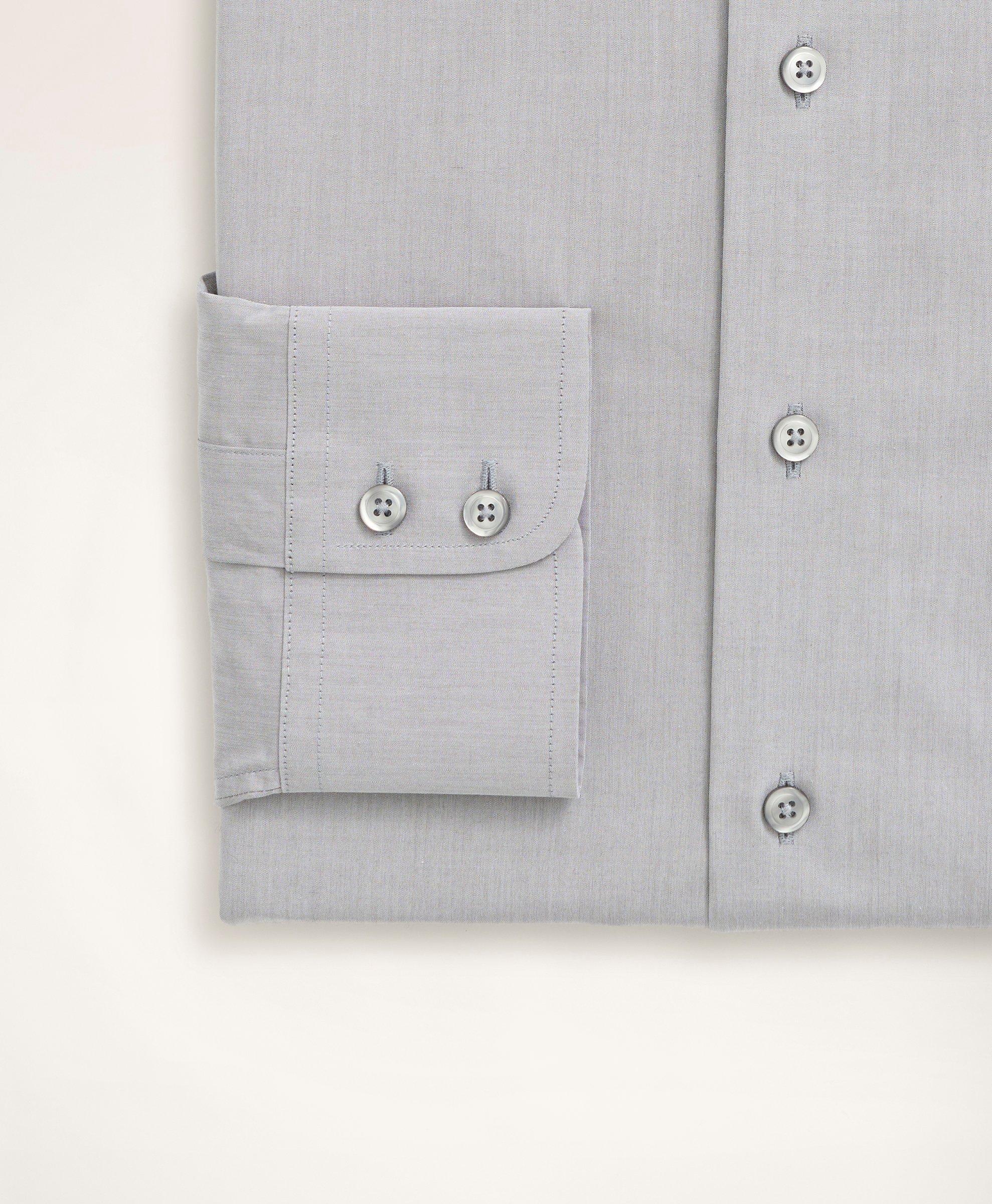 Regent Regular-Fit Dress Shirt, Poplin English Collar End-On-End, image 3